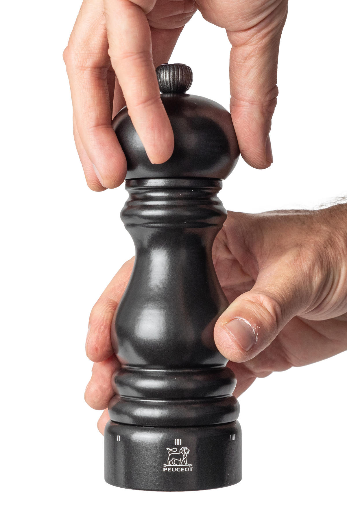 SALZMÜHLE Paris uSelect 18cm Buchenholz Satinschwarz Zirkonia-Mahlwerk - Schwarz, Holz (5.9/18/5.9cm) - PEUGEOT