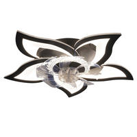 STROPNÝ ventilátor Ettlingen II, 62x62x15 cm - čierna, plast (62/62/15cm) - Nettlife
