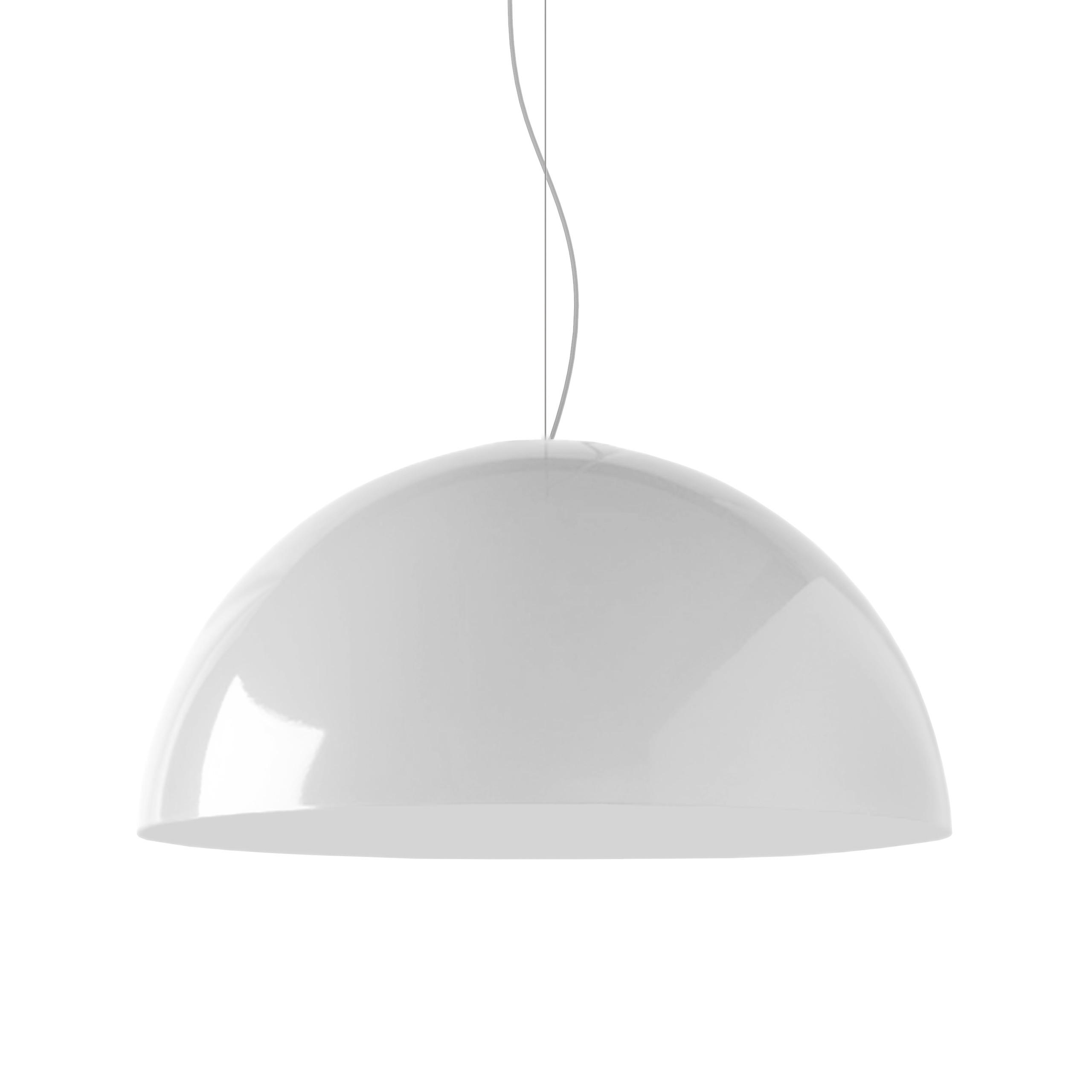 HÄNGELEUCHTE - Weiß Hochglanz, Metall (60/60/30cm) - Lumicom