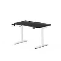 ELEKTRISCH verstellbarer Gaming-Schreibtisch X-Forge 120 x 70 cm - Schwarz/Weiß, Metall (70/160/73cm) - Diablo Chairs