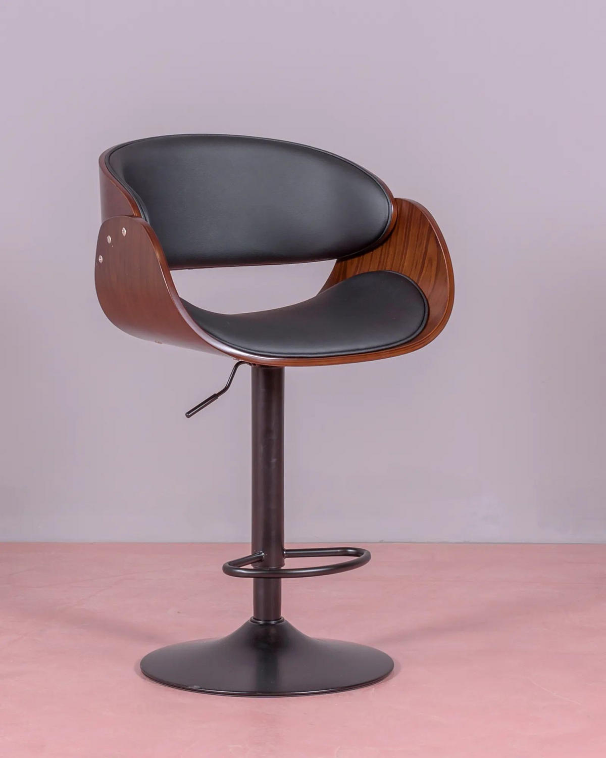 HOCKER Holz Schwarz - Schwarz, Holz (58/92/51cm) - Nest Dream