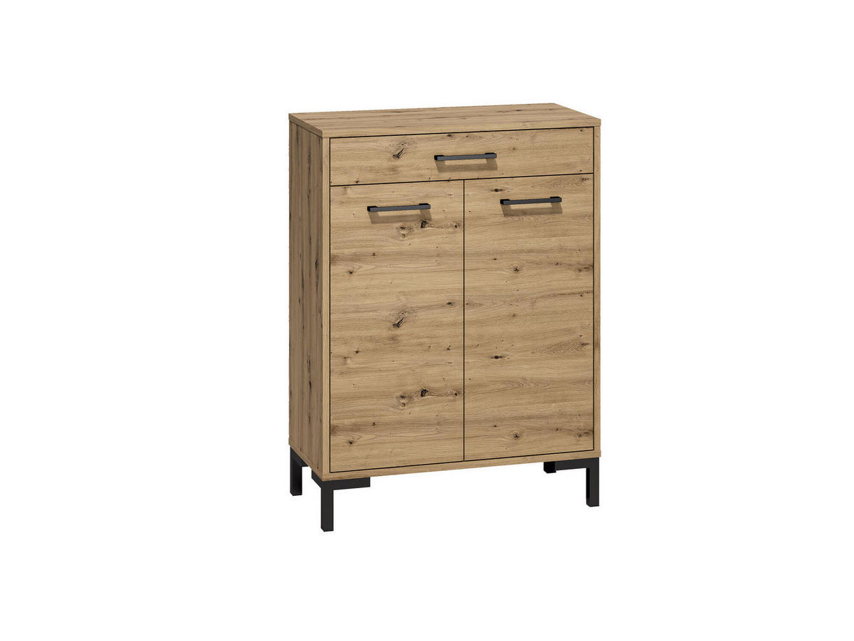 SCHUHSCHRANK NEVIO Beige 70x34x94 cm - Beige, Holzwerkstoff (70/94/34cm) - FURNLUX