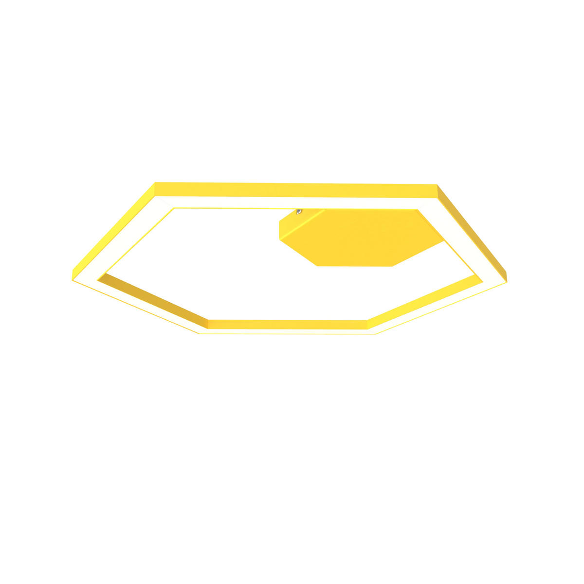 LED-DECKENLEUCHTE - Gelb, Metall (1.6/3/60cm) - Lumicom