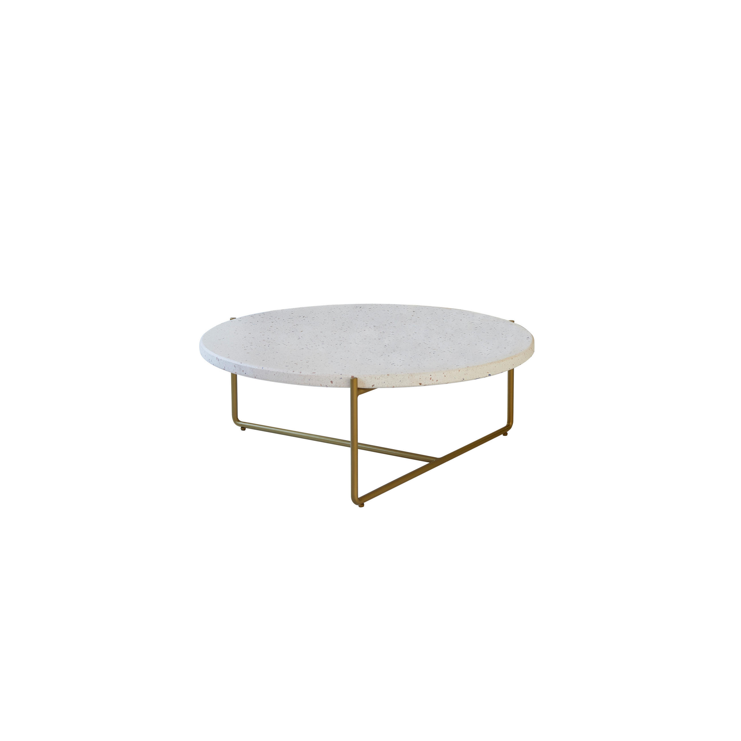 Tikamoon Couchtisch Mehrfarbig 80x30x80 cm