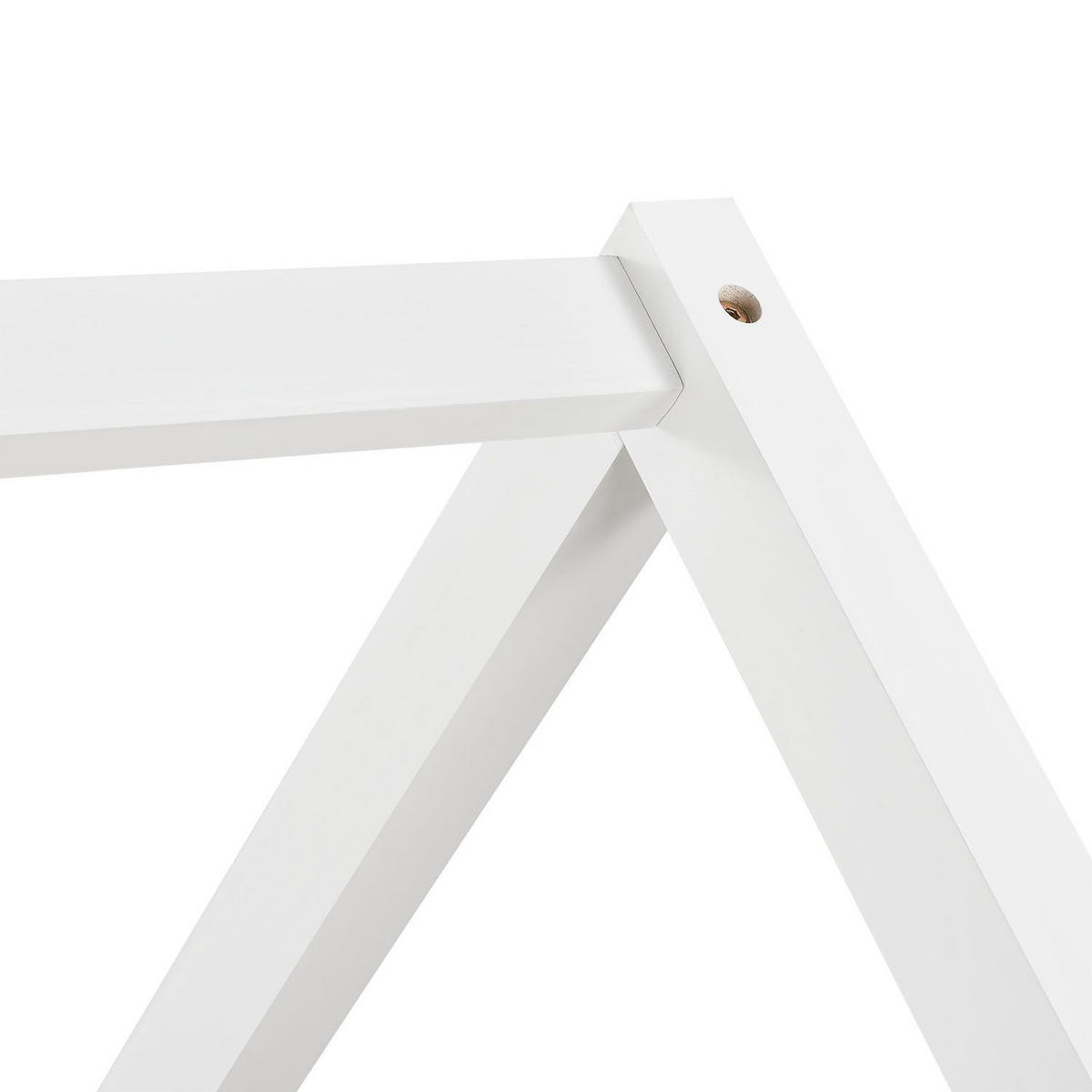 KINDERBETT Marli weiß 80x160 cm - Weiß, Holz (80/160cm) - Juskys