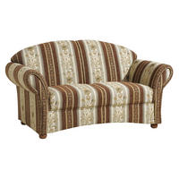 SOFA 2-Sitzer Kama Bezug Chenille Buche nussbaum dunkel / braun - Braun, Kunststoff (151/85/81cm) - 58aufmkessel