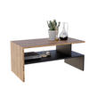 COUCHTISCH JULA 93 - Alteiche/Schwarz, Holz (50/93/45cm) - Mat-Haus