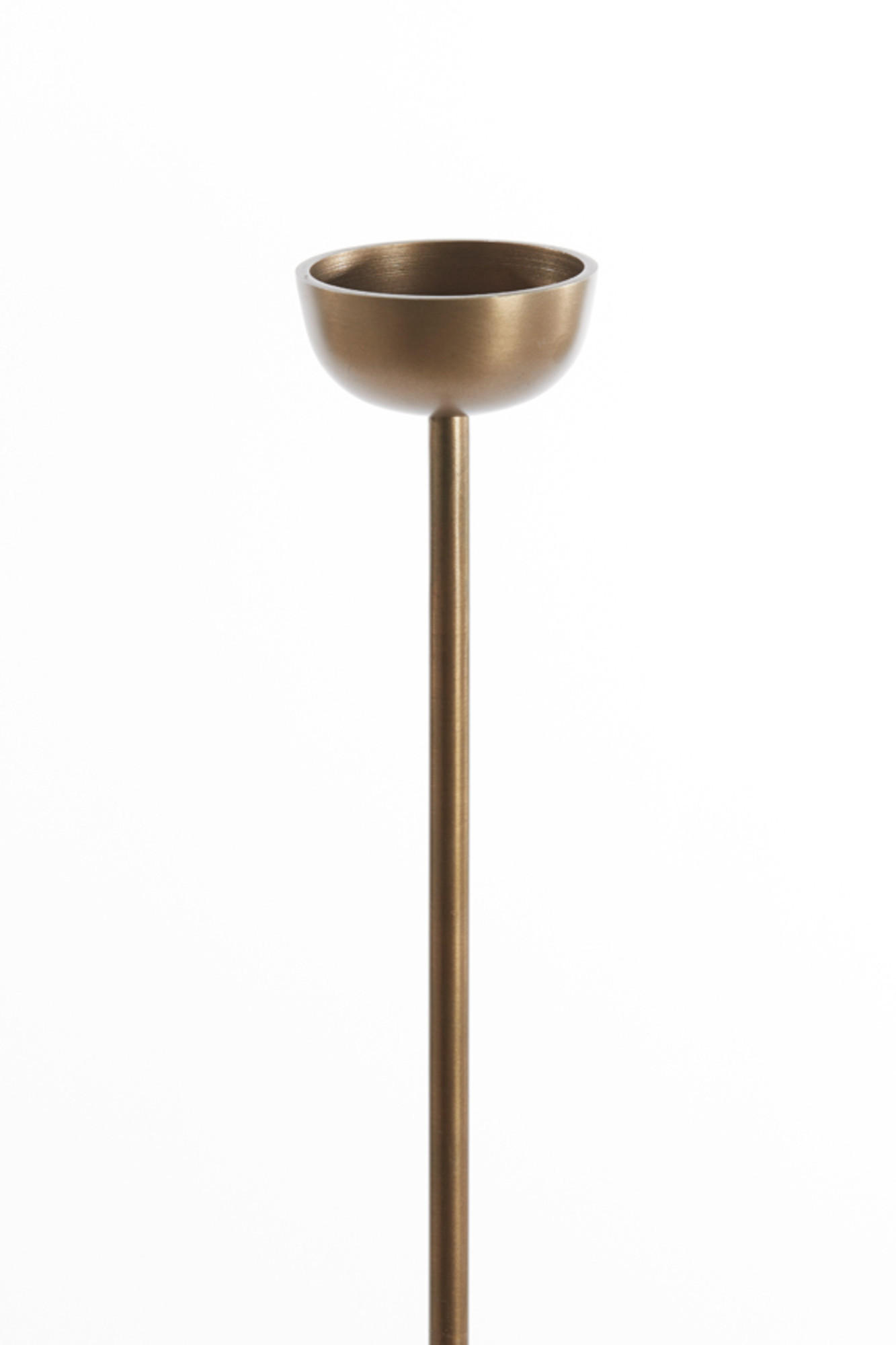 KERZENSTÄNDER Ofelie Bronze Ø12/120 cm - Bronzefarben, Metall (12/120/12cm) - Light & Living