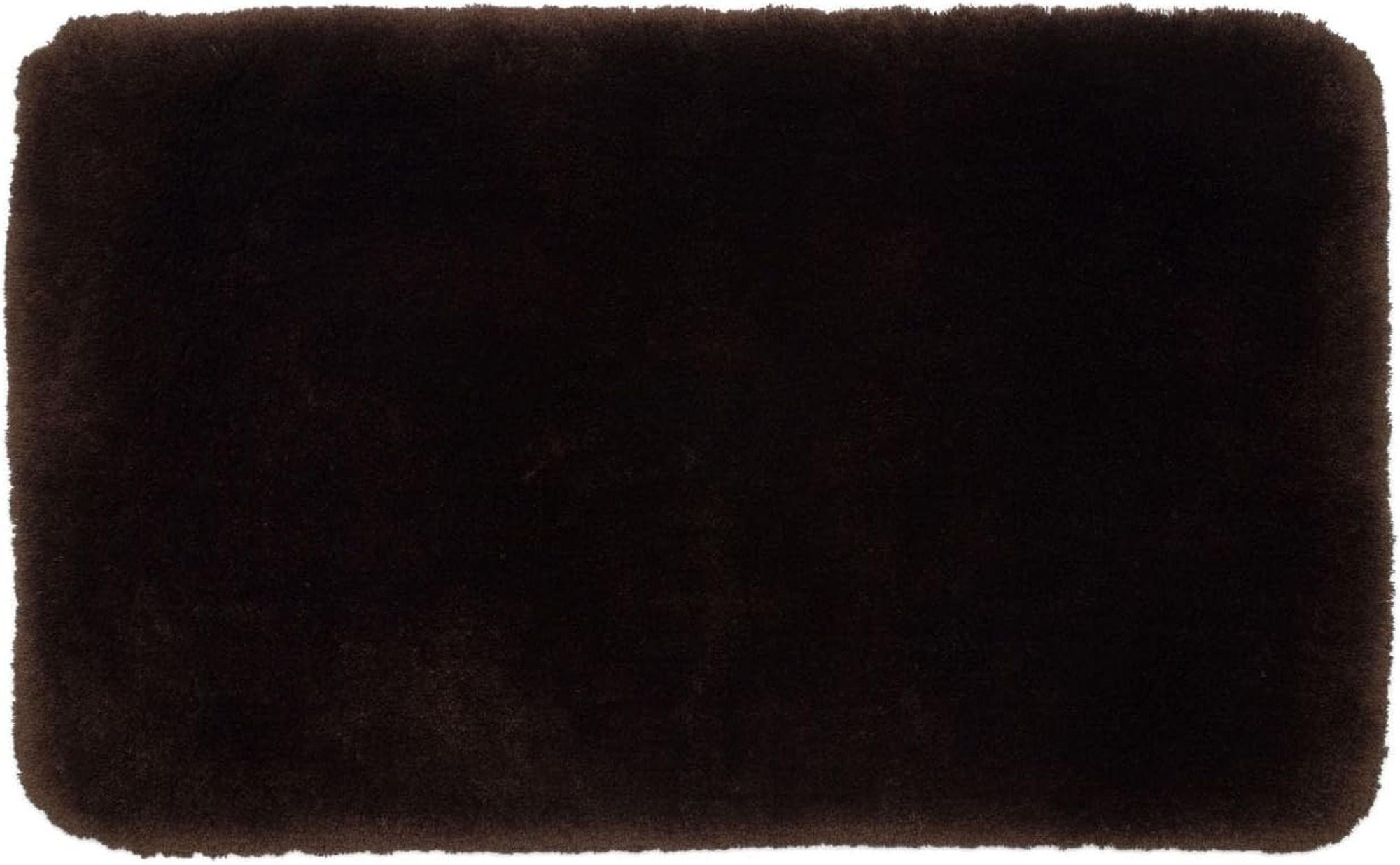 BADTEPPICH Deluxe DUNKELBRAUN 70X120CM - Dunkelbraun, Textil (120/70cm)