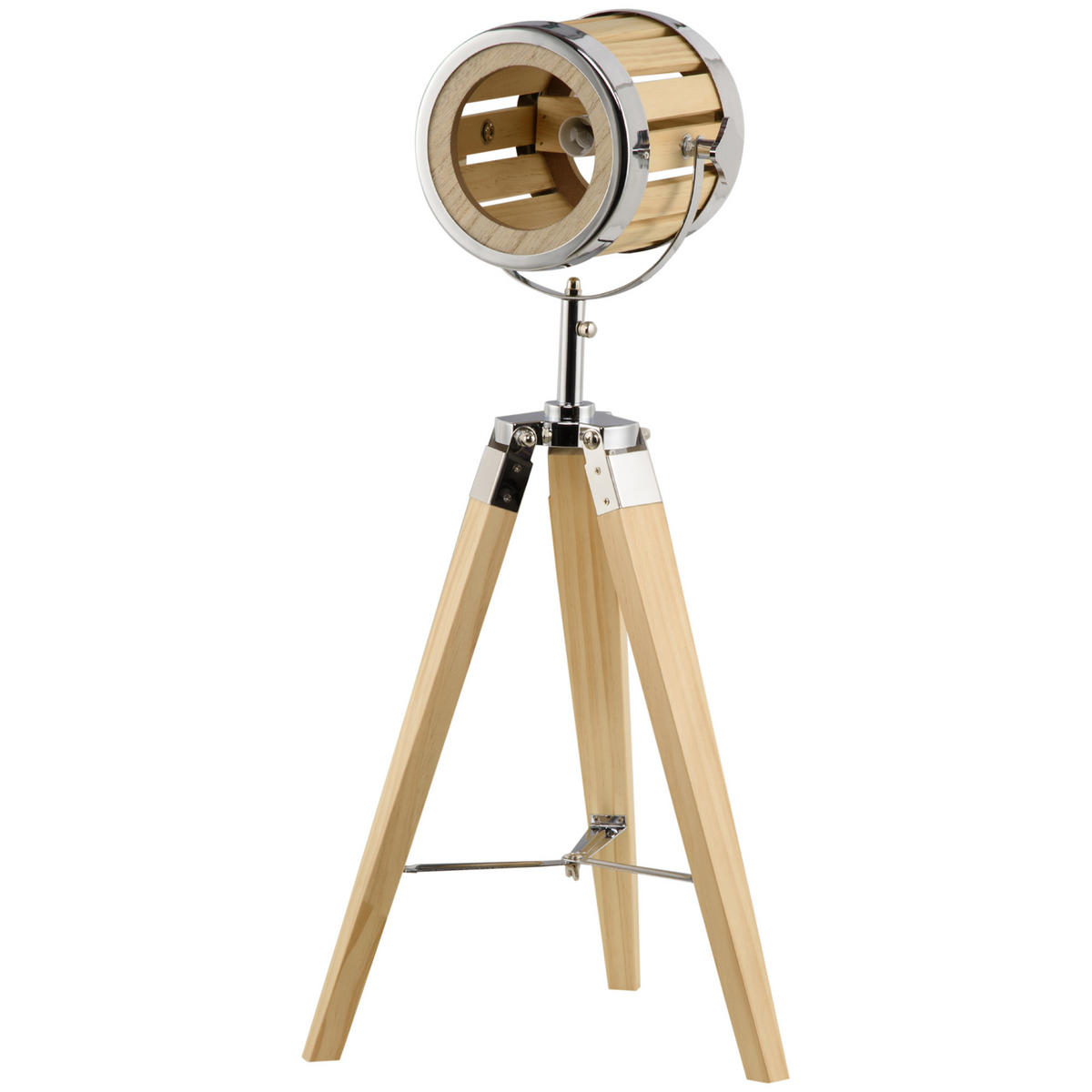 TISCHLEUCHTE, Tischlampe, Stahl, Natur - Multicolor, Metall (30/30/68cm) - HOMCOM