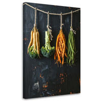 LEINWANDBILD Essen & Trinken 60x90cm - Multicolor, Textil (60/90cm) - Feeby