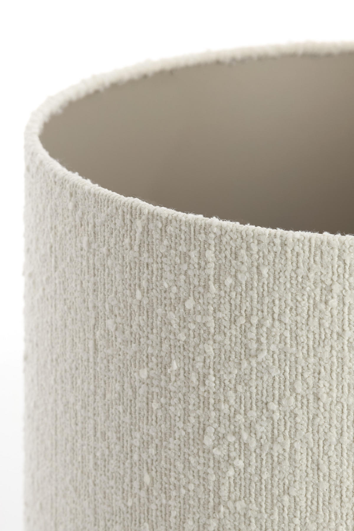 LAMPENSCHIRM Bolero Weiß Ø50/38 cm - Weiß, Textil (50/50/38cm) - Light & Living