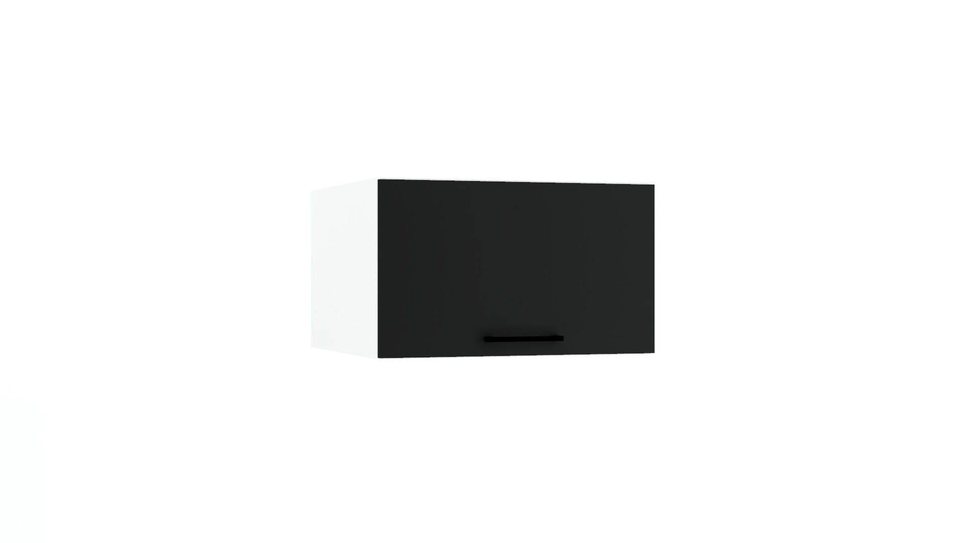 HÄNGESCHRANK W60OKGR GŁ.560 - Morvex - Zeitlose Küchen Eleganz - Schwarz, Holz/Metall (60/36/56cm) - ROYAL24_MARKT