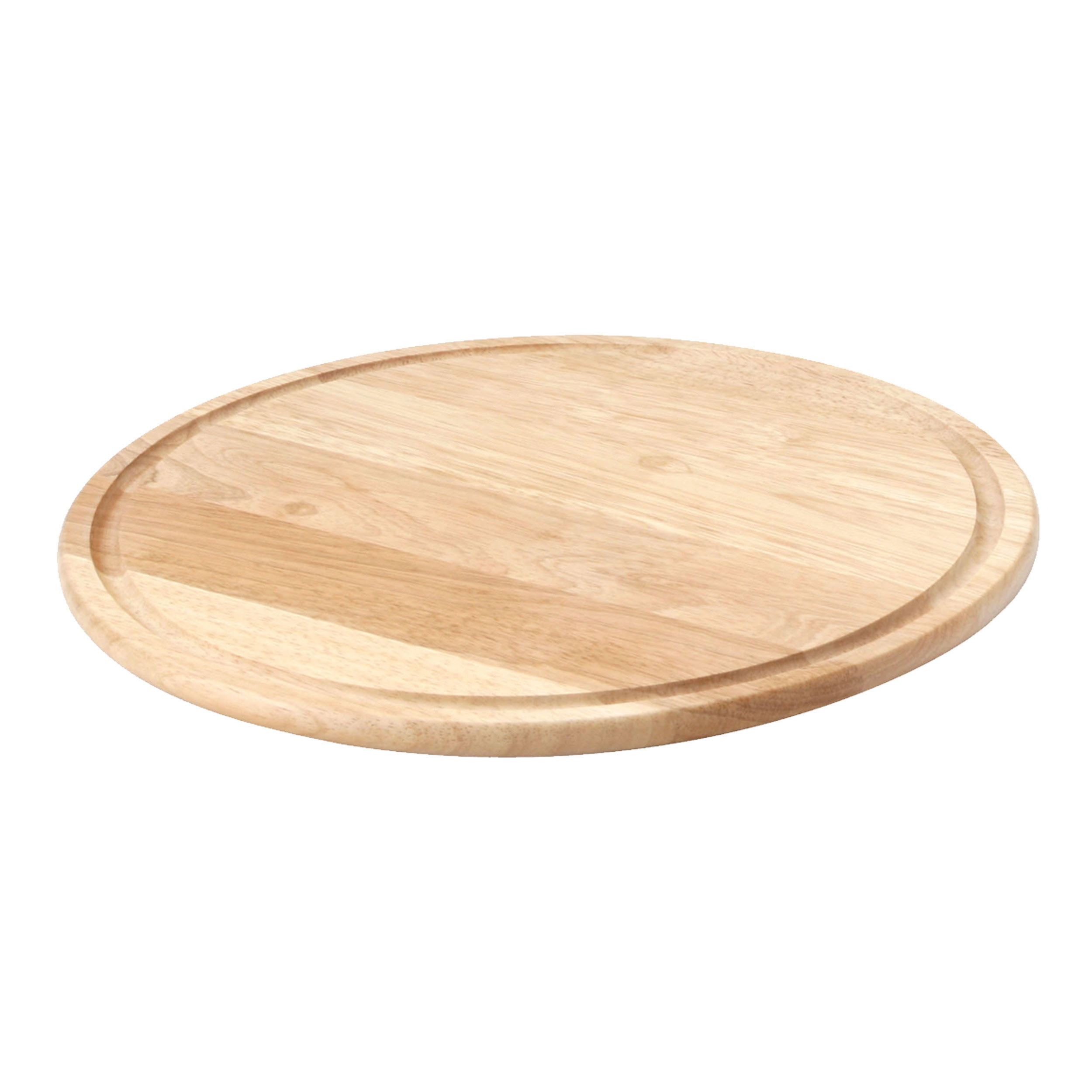 PIZZATELLER, Gummibaumholz, Ø 33 cm - Braun, Holz (34/34/2cm) - Continenta