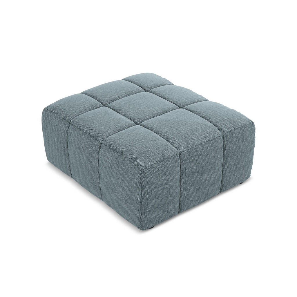 Thumbnail - Makamii Pouf, Blaugrau, Textil, Holzwerkstoff, 1-Sitzer, 75x41x90 cm, Hergestellt in Europa, Oeko-Tex®, Wohnzimmer, Sofa...