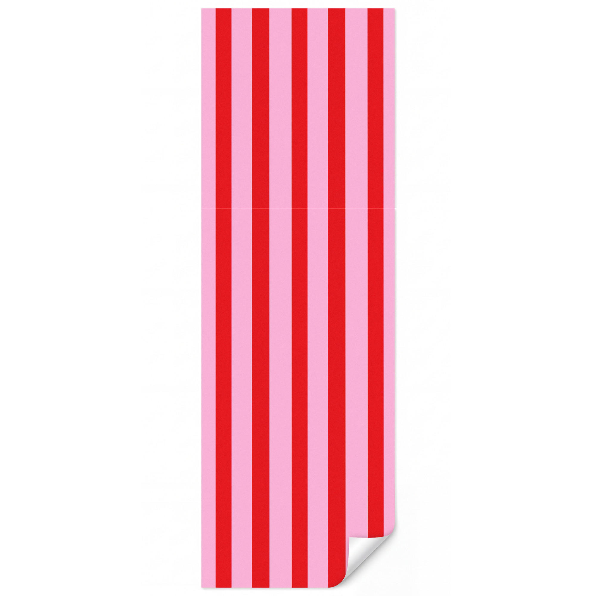 OnlyWow Kindertapete Rot 100x300 cm