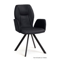ARMLEHNSTUHL (4er-Set) Denna 58x92x60 Schwarz/Anthrazit - Anthrazit/Schwarz, Kunststoff (60/92/58cm) - 58aufmkessel