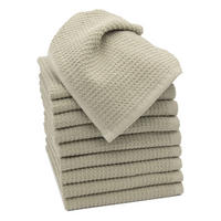 SEIFTÜCHER, 10er-Set, 30x30 cm, 100% Baumwolle, Grau - Grau, Textil (30/30cm) - Zollner