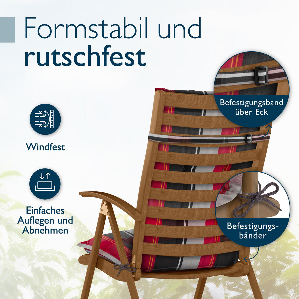 HOCHLEHNER Highlux HL 120x52x7cm Schwarz-Rot-Weiß-Kariert (7tlg) - Schwarz, Textil (52/120cm) - Beautissu 