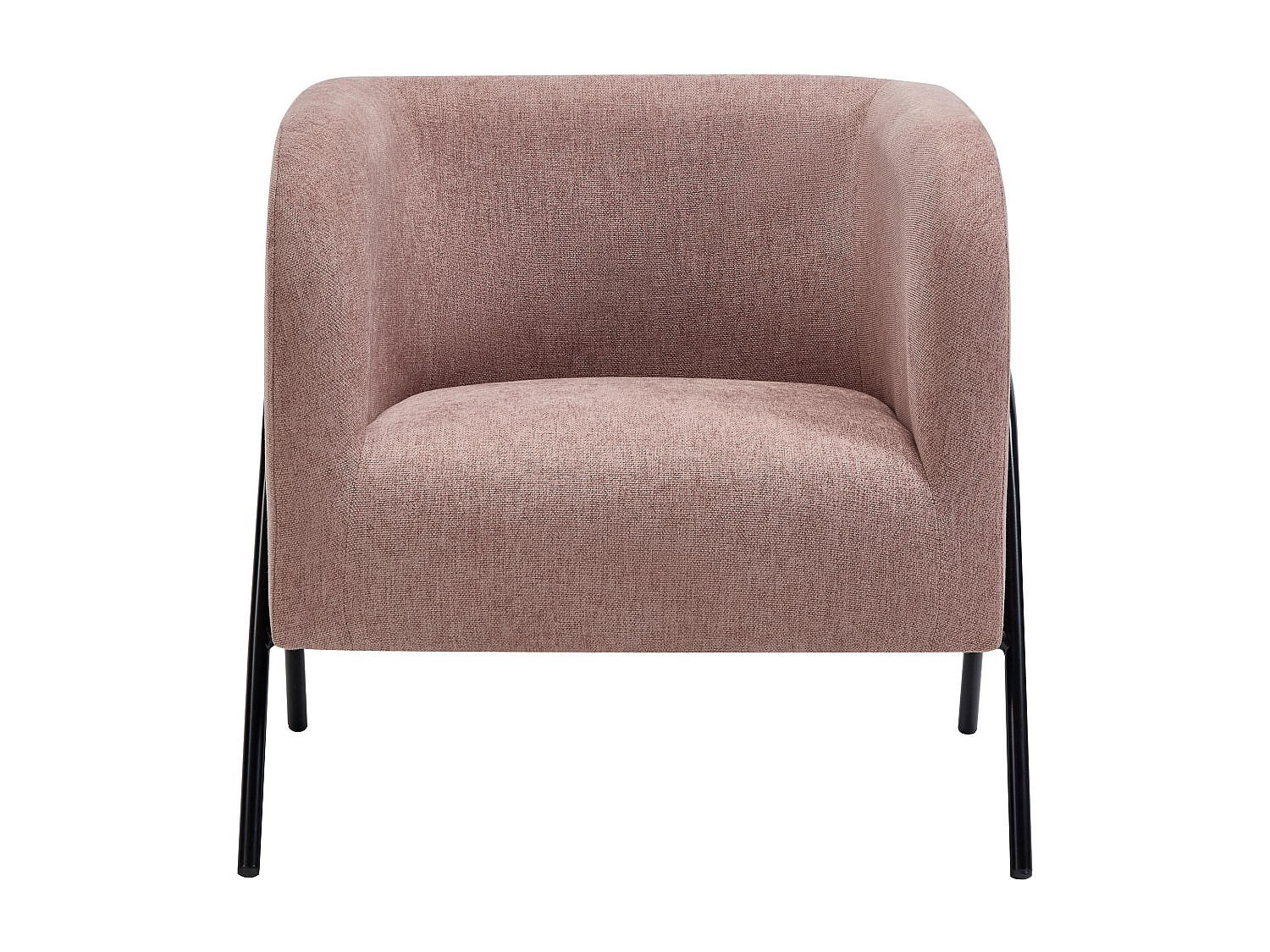 SESSEL mit gerader Rückenlehne - 1 Person - Stoff - Rosa - - Pink, Textil (73/73.5/73cm) - Vente-Unique