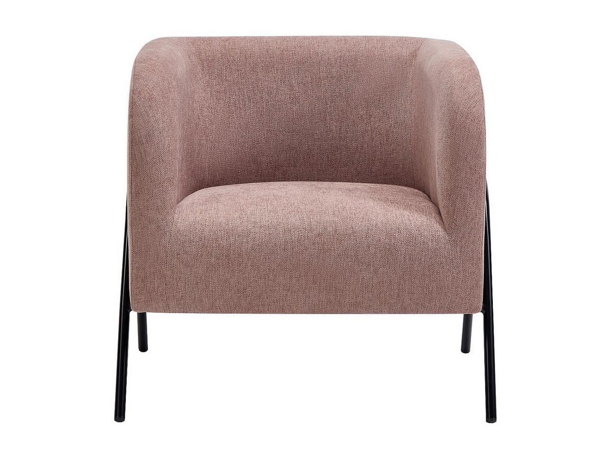 SESSEL - Textilstoff - Rosa - BLINODA - Pink, Textil (73/73.5/73cm) - Vente-Unique