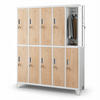 SCHLIESSFACHSCHRANK Bartek - Beige, Metall (136/172/45cm) - Jan Nowak