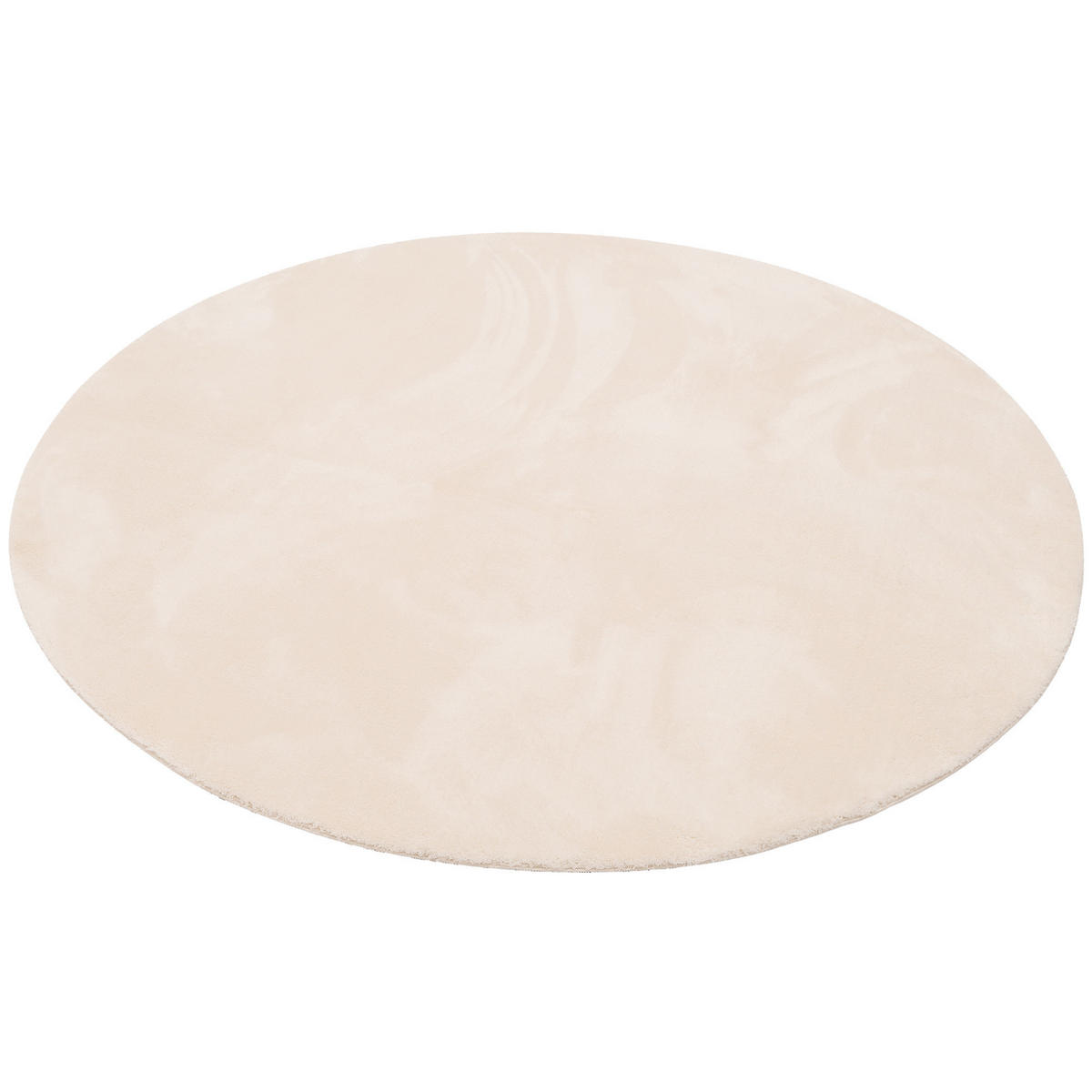 KINDER SUPER SOFT FELLTEPPICH PEARL KIDS RUND - Beige, Textil (160/160cm) - Pergamon