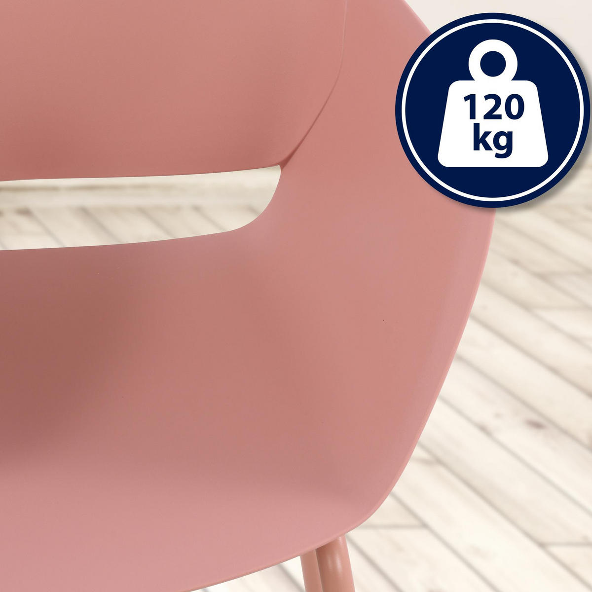 GARTENSITZGRUPPE Kunststoff pink - Pink, Kunststoff - CLP
