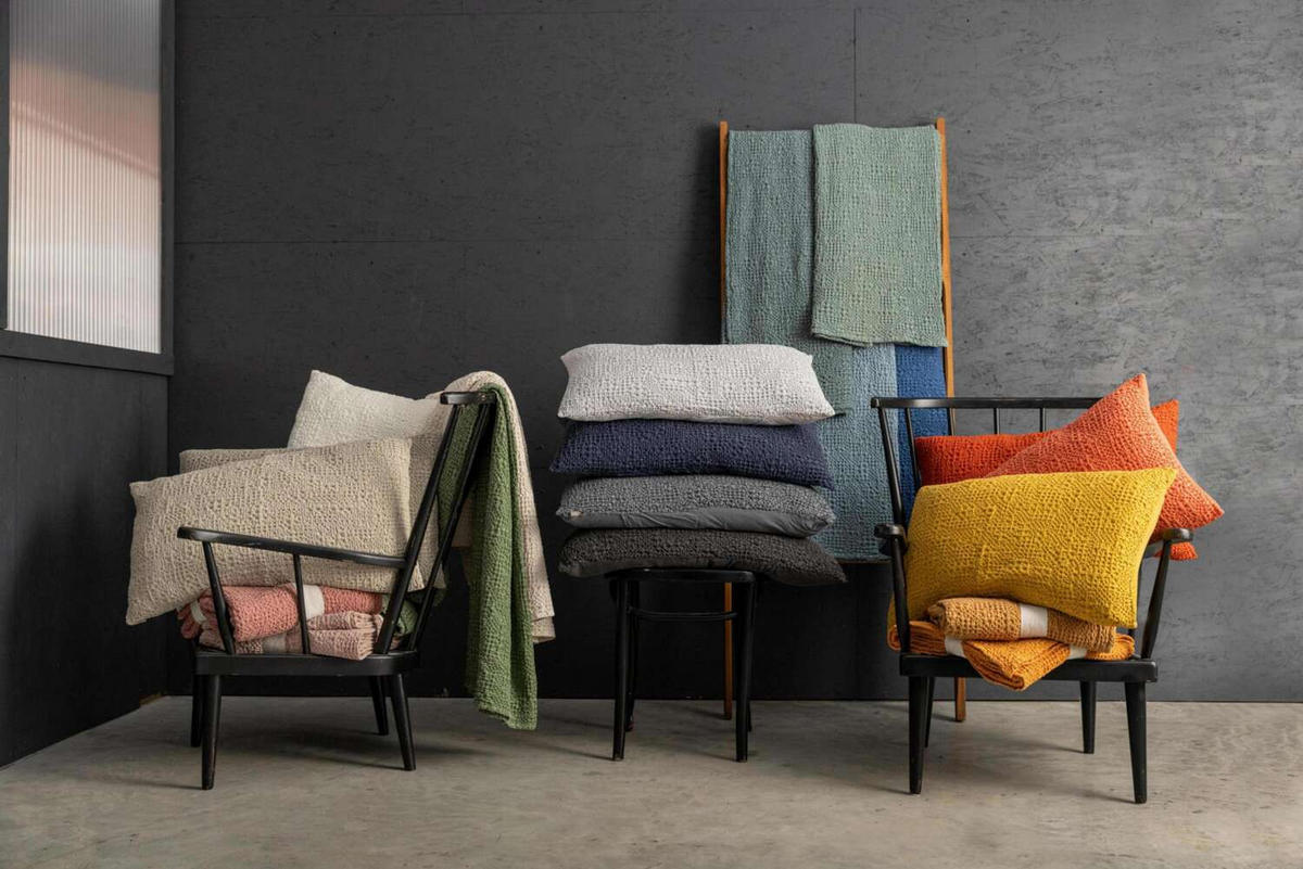 PLAID Tana gewürz 140 x 200 cm - Terracotta, Textil (140/200cm) - Vivaraise