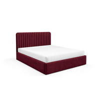 POLSTERBETT BEZA II - Weinrot - Weinrot, Textil (140/200cm) - AN-Moebel 4u