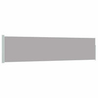 SEITENMARKISE Ausziehbare 120/500 Cm Grau - Grau, Textil (120/500cm) - vidaXL