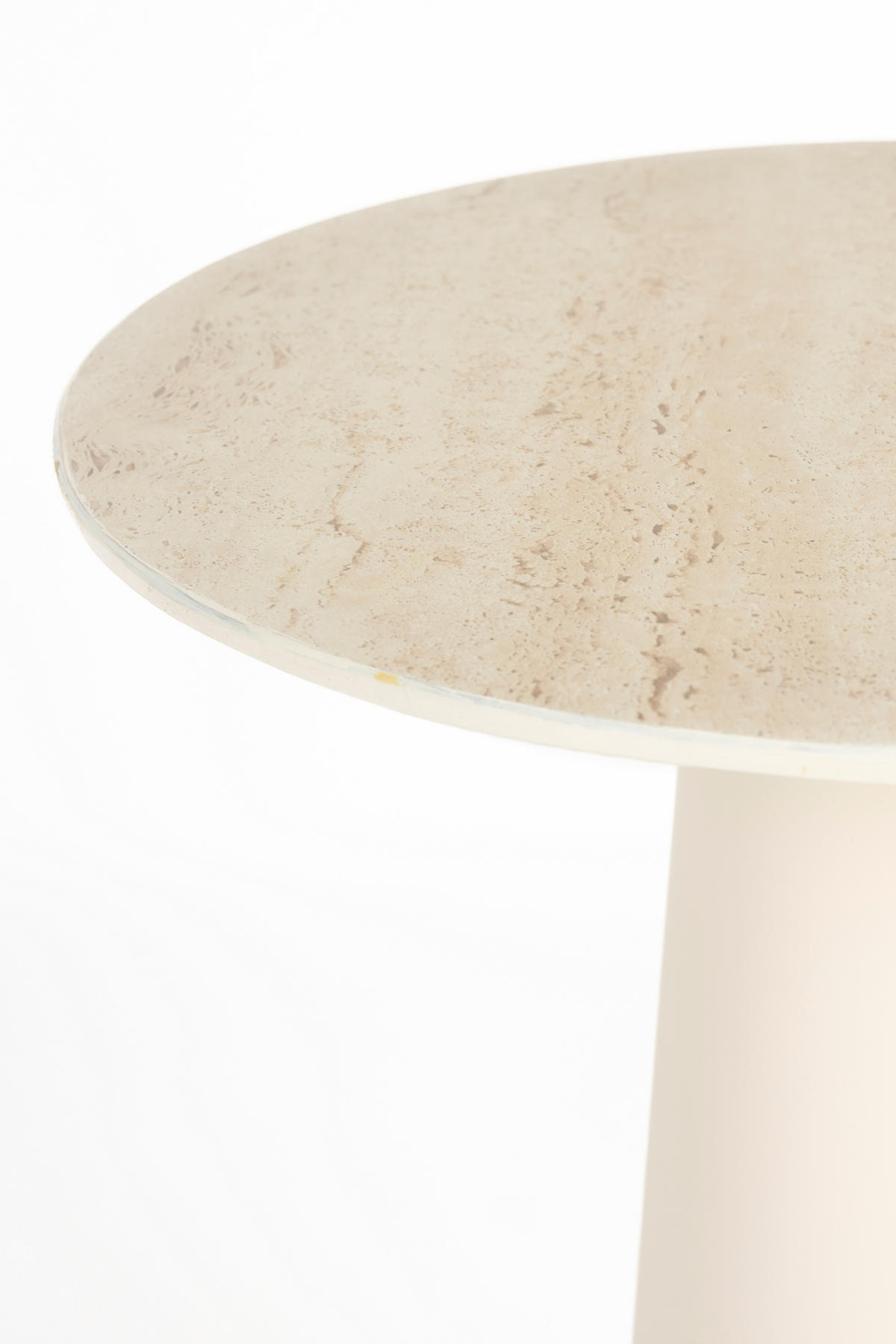 BEISTELLTISCH Joya - Beige - 40/40/70 cm - Beige, Metall (40/40/70cm)
