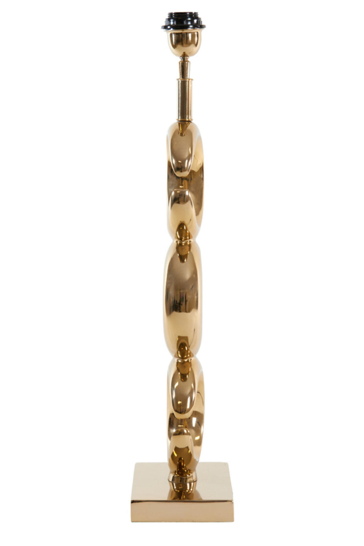 LAMPENFUSS Mond Gold Ø23/65 cm - Goldfarben, Metall (23/13/65cm) - Light & Living