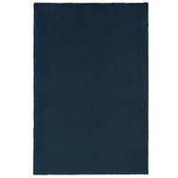 LUXUS HOCHFLOR SHAGGY TEPPICH VELVET - Dunkelblau, Textil (100/200cm) - Snapstyle