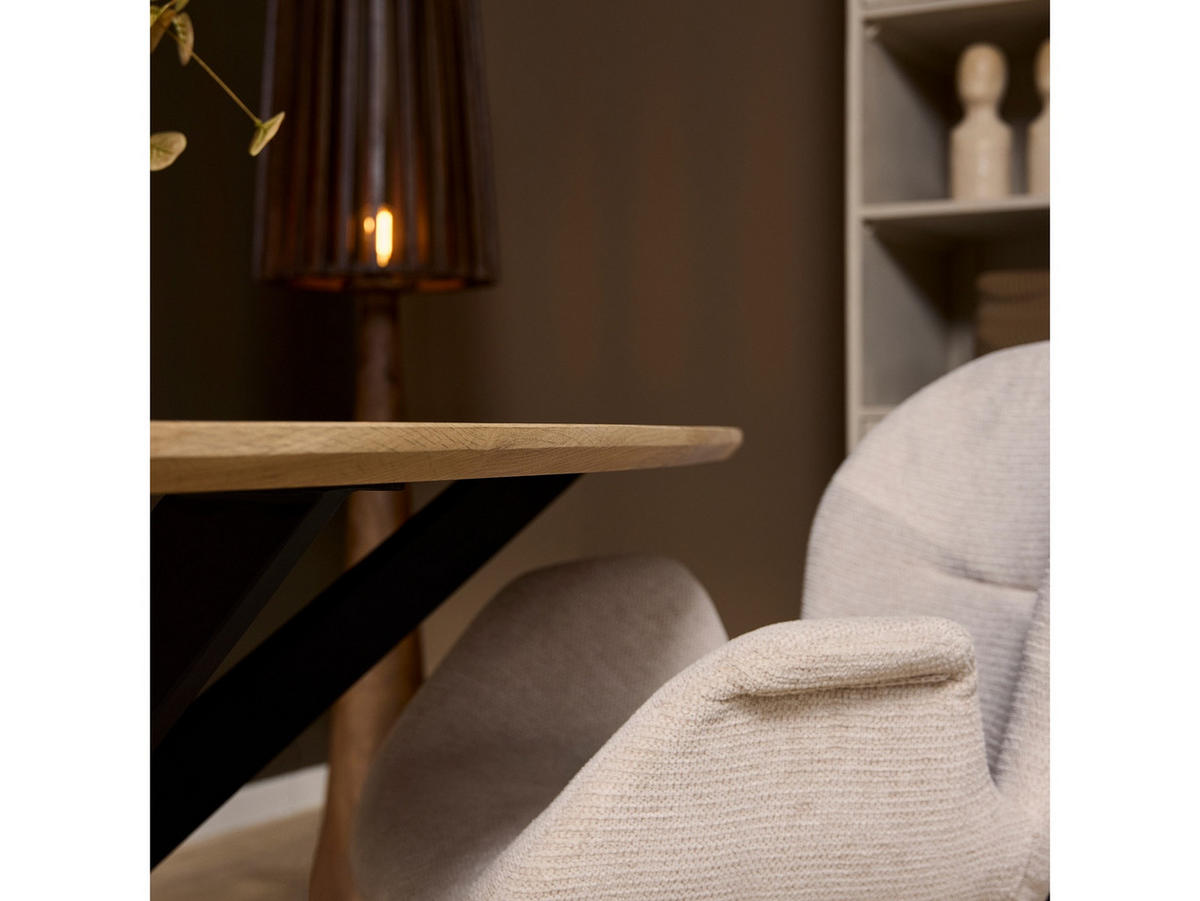 ESSTISCH Wolke | Eiche 210 cm X 98 cm Natur - Naturfarben, Holz (98/210/76cm) - Villa Möbel