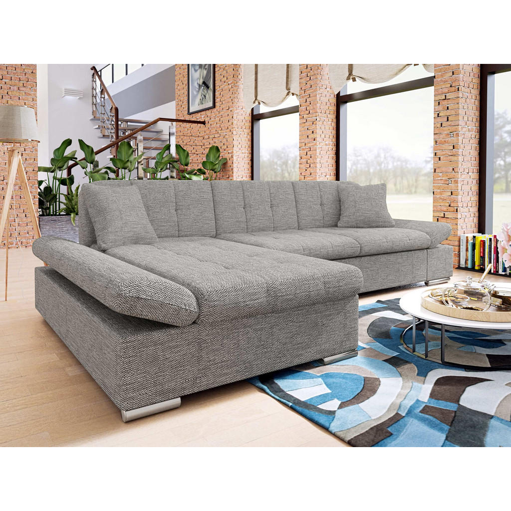 Thumbnail - Mirjan24 Ecksofa, Grau, Textil, links montierbar, L-Form, 278x161 cm, Wohnzimmer, Sofas & Couches, Wohnlandschaften, Eck...