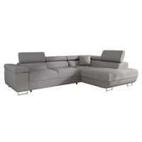 ECKSOFA Torezio, Seite: Rechts - Hellgrau, Holz/Textil (274/203cm) - MIRJAN24