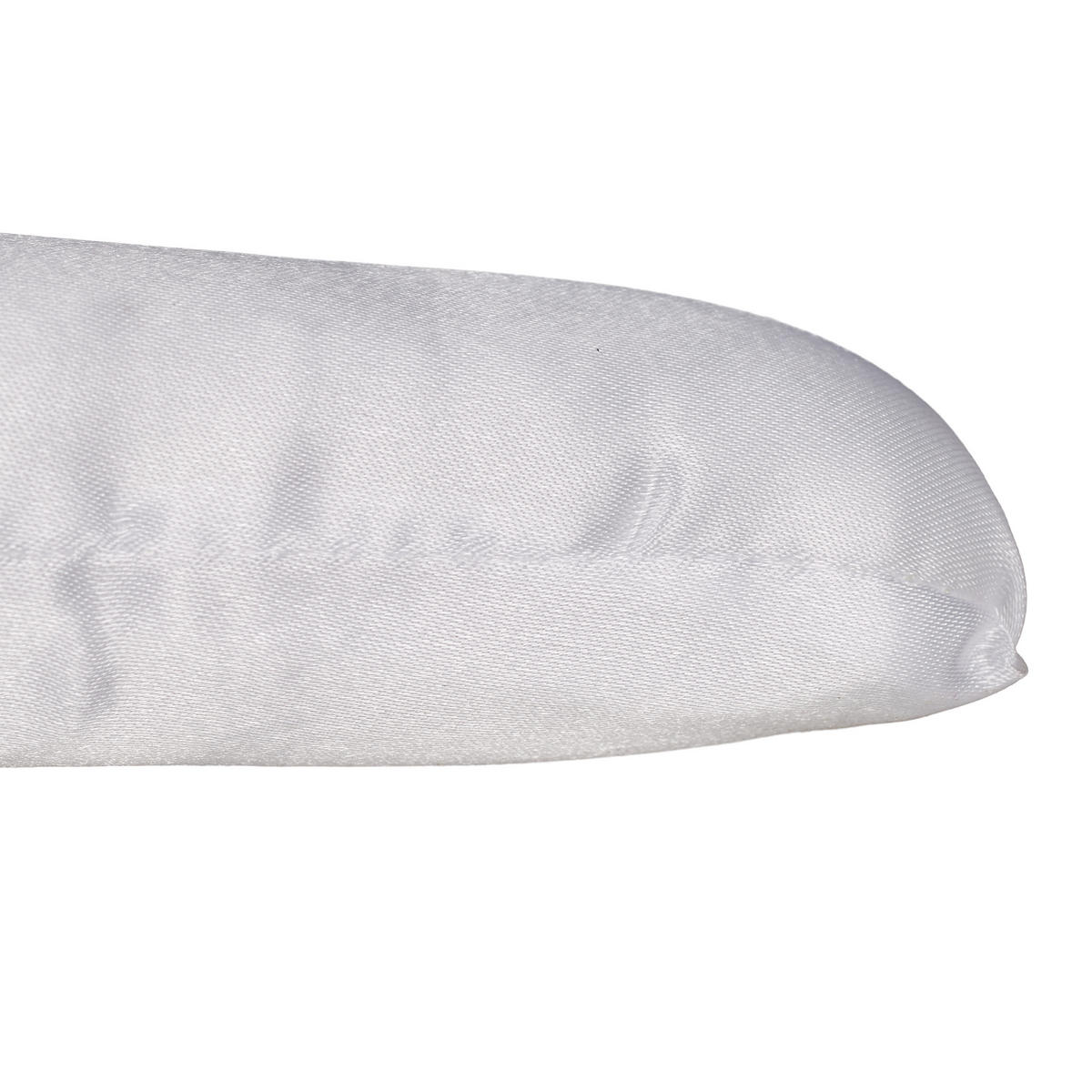 KLEIDERBÜGEL Set - Weiß, Holz/Textil (38/14/3cm) - Relaxdays