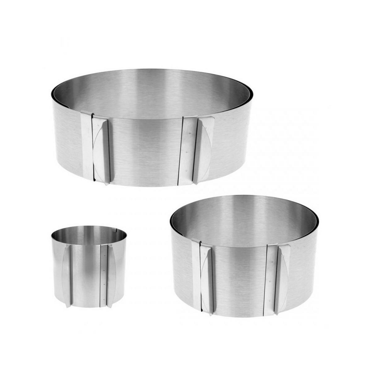 TORTENRING Silber 16/16/20 cm 34737 - Silberfarben, Metall (16/20/16cm) - Brunbeste