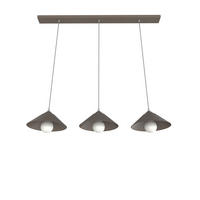 HÄNGELEUCHTE - Graubraun, Metall (25/100/120cm) - Lumicom
