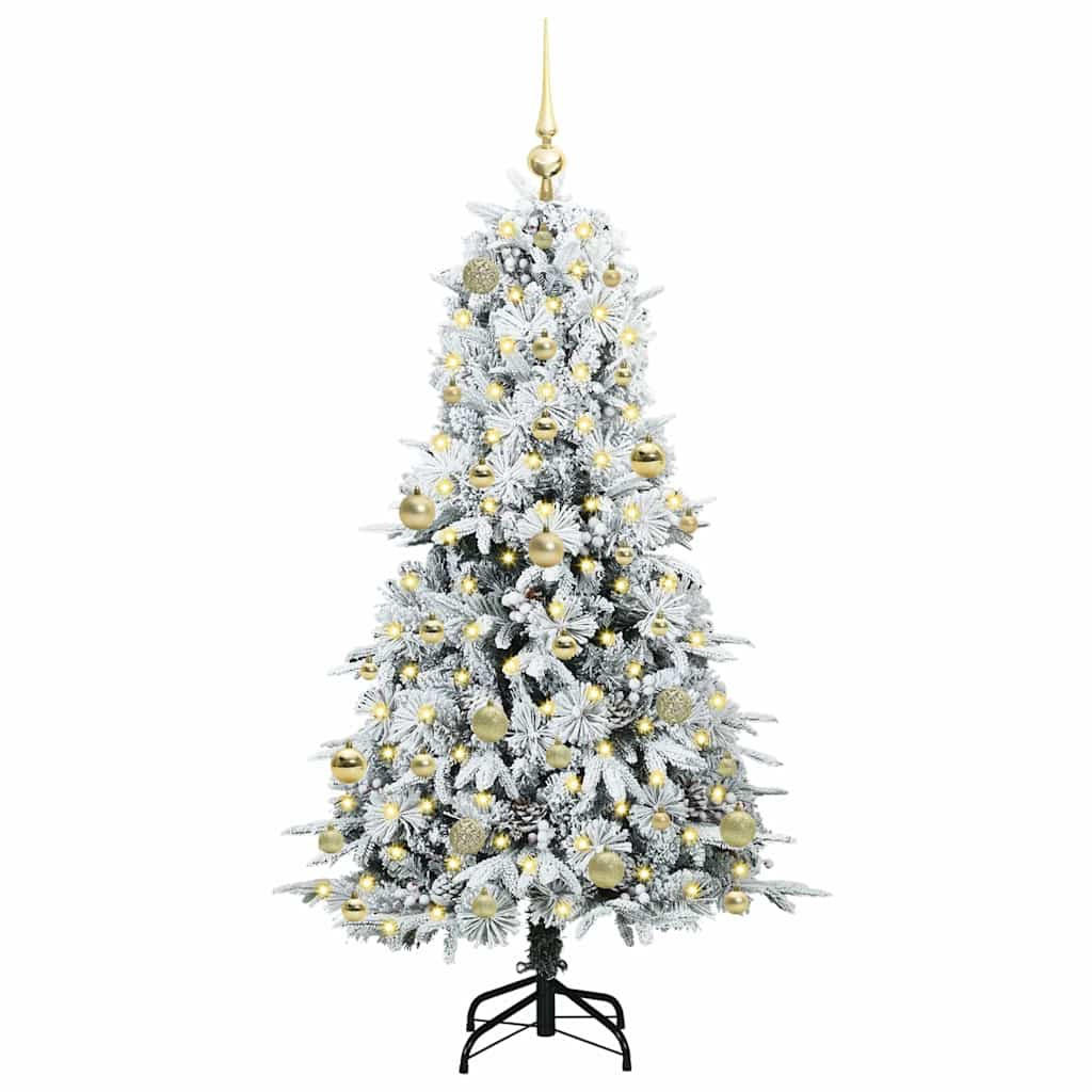 vidaXL Weihnachtsbaum Weiß 150 cm