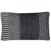 WOLLKISSEN Uptown schwarzes Rechteck 35x60 - Schwarz, Textil (60/35/12cm) - Malagoon