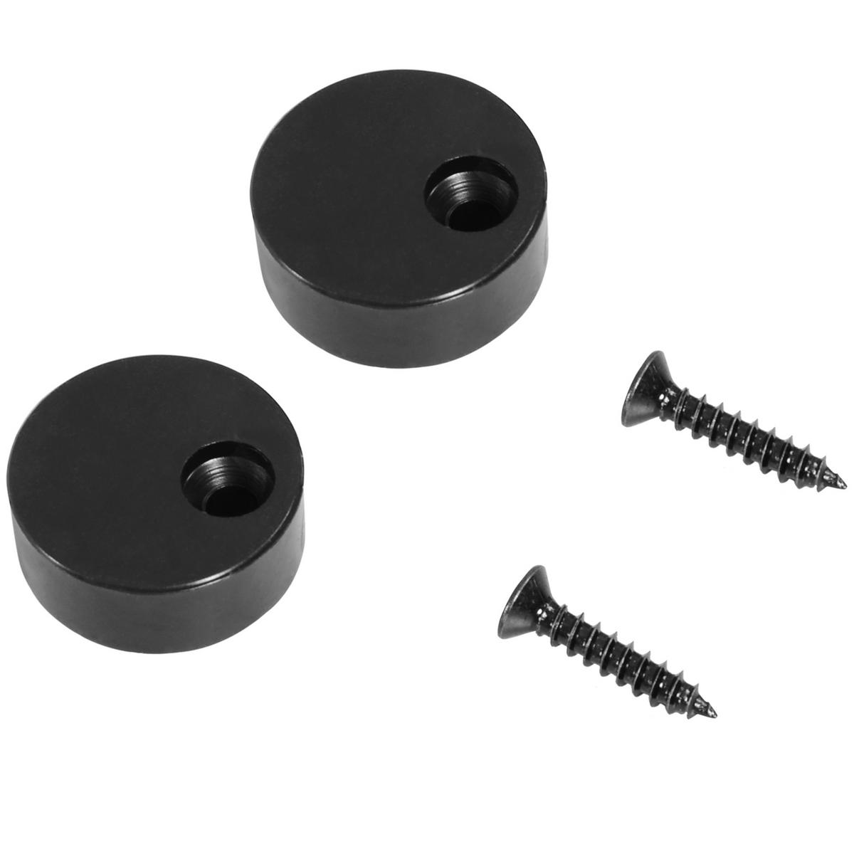 SCHIEBETÜREN-BESCHLAGSATZ 200cm Komplett-Set mit Schienen, Rollen, Schwarz - Schwarz, Metall (4/0.6/200cm) - HOMCOM