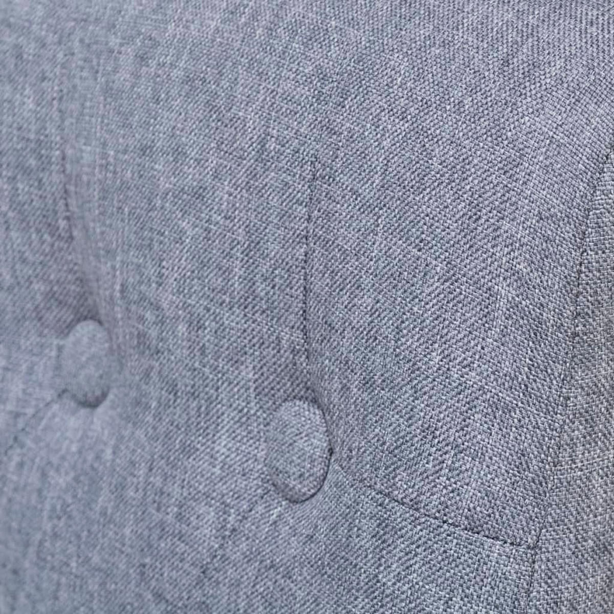 ESSZIMMERSTÜHLE Veda 4er-Set Hellgrau Stoff Polsterstühle - Hellgrau, Textil (84/95/57cm) - DELUKE