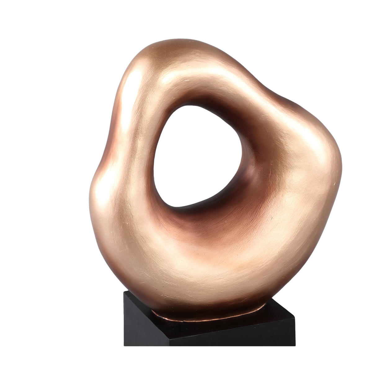 SKULPTUR Dolcey Gold 27/14/40cm - Goldfarben, Kunststoff (14/40/27cm) - PTMD Collection