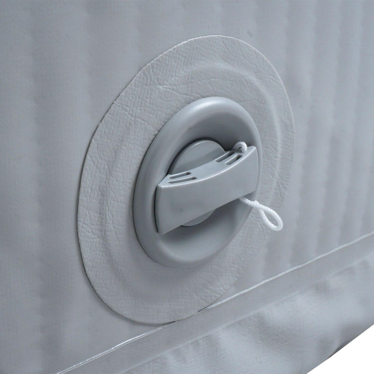 ERSATZ-WHIRLPOOL rund Grau - Grau, Textil (150/65/150cm) - MCW