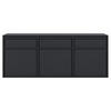 SIDEBOARD Evo Schwarz 154 cm - Anthrazit, Holzwerkstoff (154/61.6/39cm) - Selsey