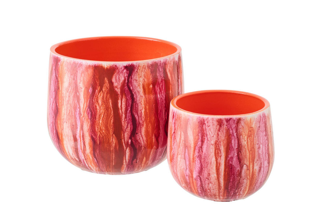 BLUMENTOPF MULTI - Multicolor, Keramik (23/20cm) - J-Line