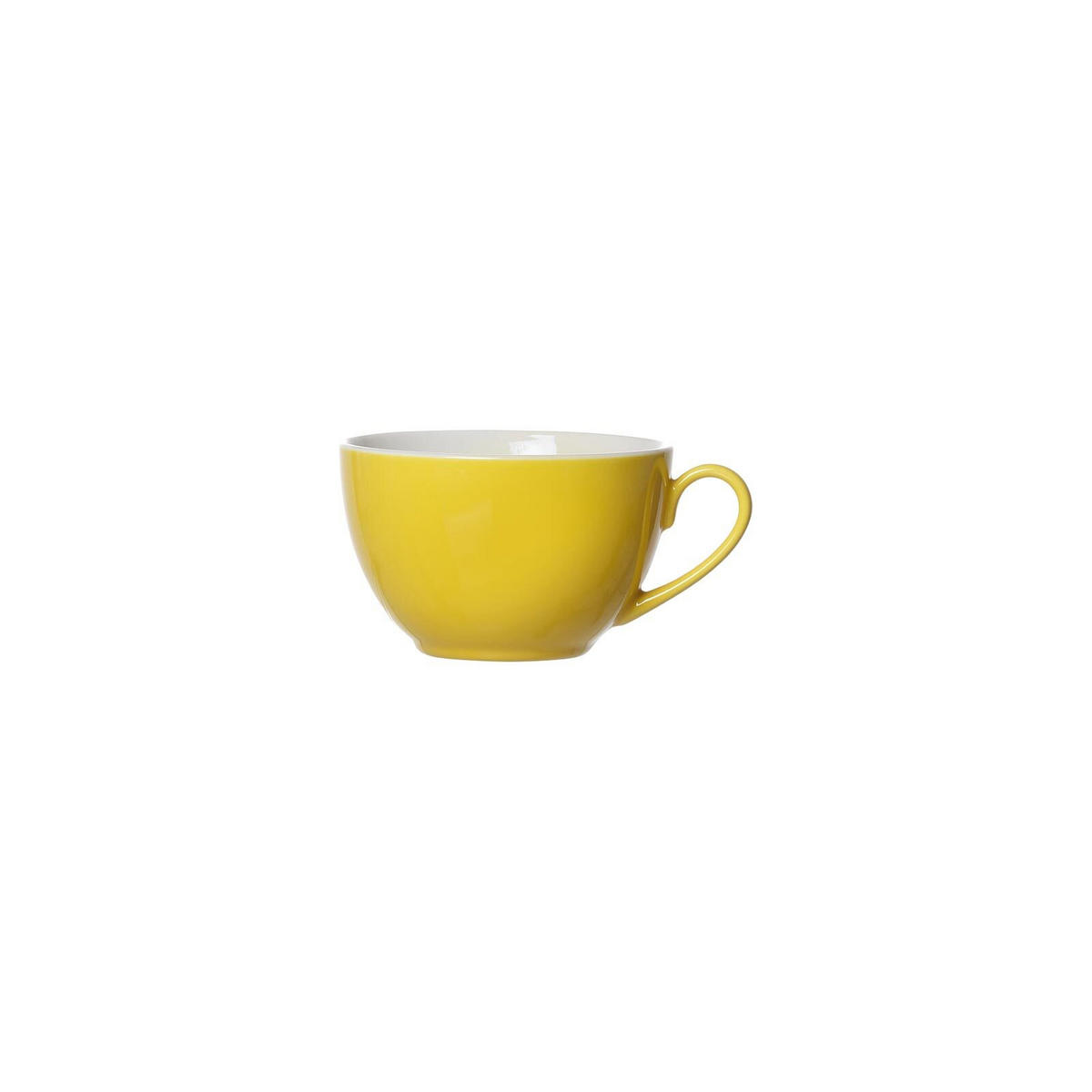 KAFFEETASSEN Doppio Gelb 200 ml 6er Set - Gelb, Keramik (0.2L) - Ritzenhoff Breker