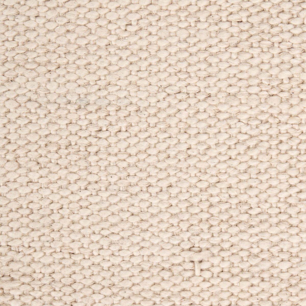 PUFF bomull beige Sherali - Beige, Textil (50/30/50cm) - Beliani
